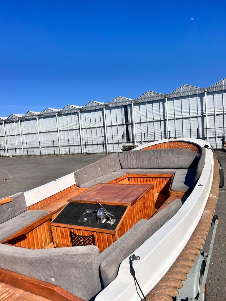 Houten sloep met diesel motor, Ophalen, Gebruikt, Motor en Techniek, Zeilboot of Motorboot