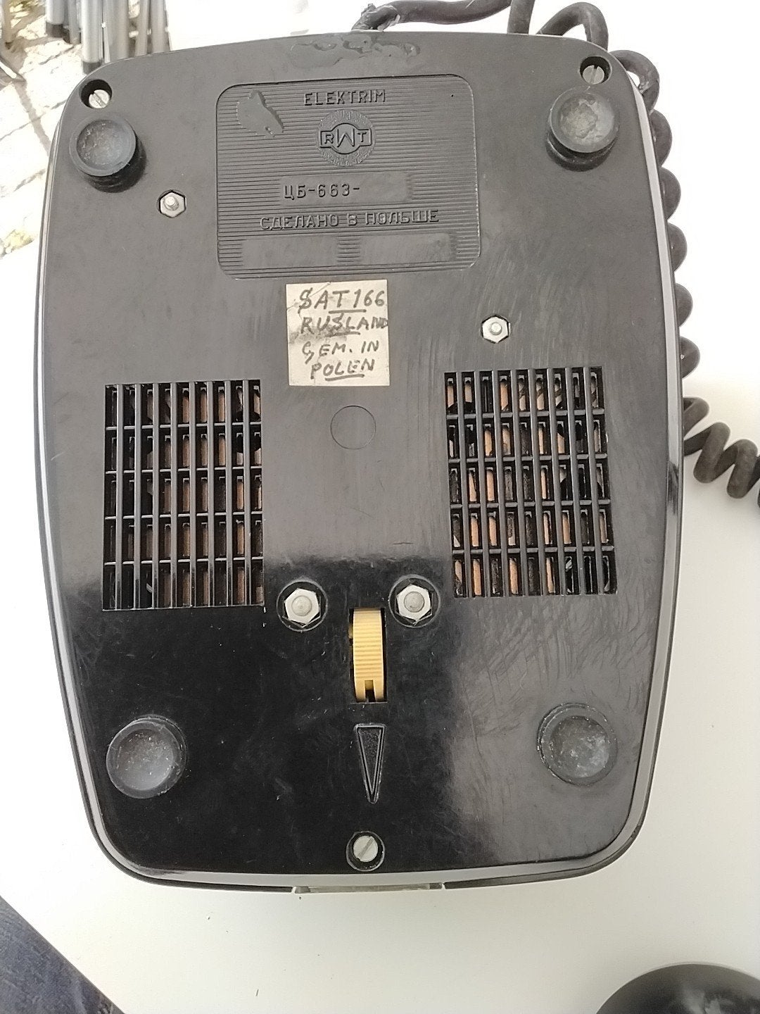 Vintage Telefoon met Draaischijf - Zwart, Jaren '70, Telecommunicatie, Vaste telefoons | Niet Draadloos, Ophalen of Verzenden