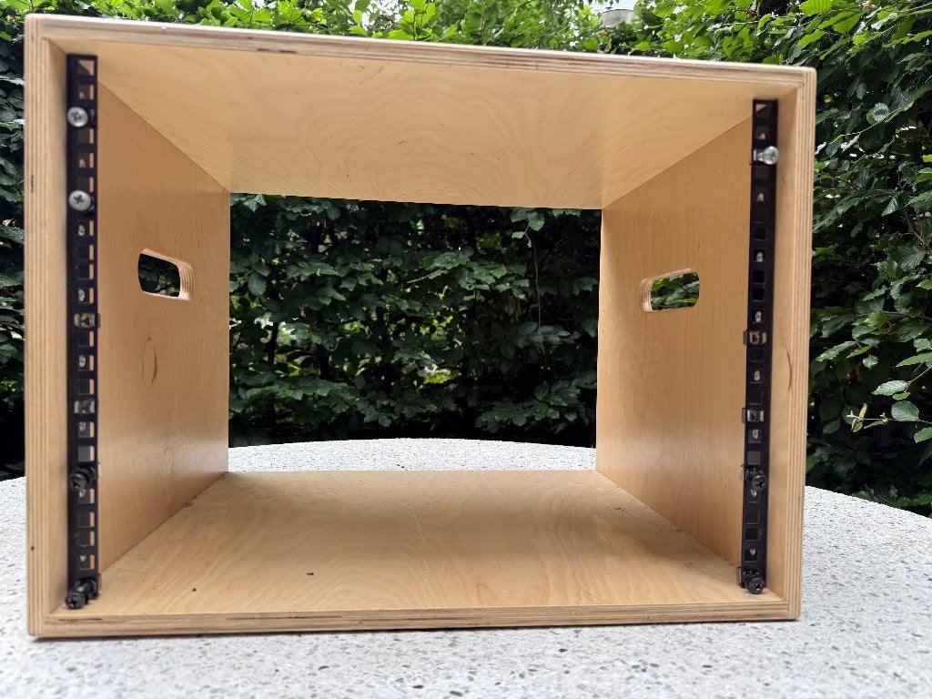 19” rack hout 8 HE, Muziek en Instrumenten, Behuizingen en Koffers, Ophalen, Zo goed als nieuw, Overige instrumenten, Flightcase