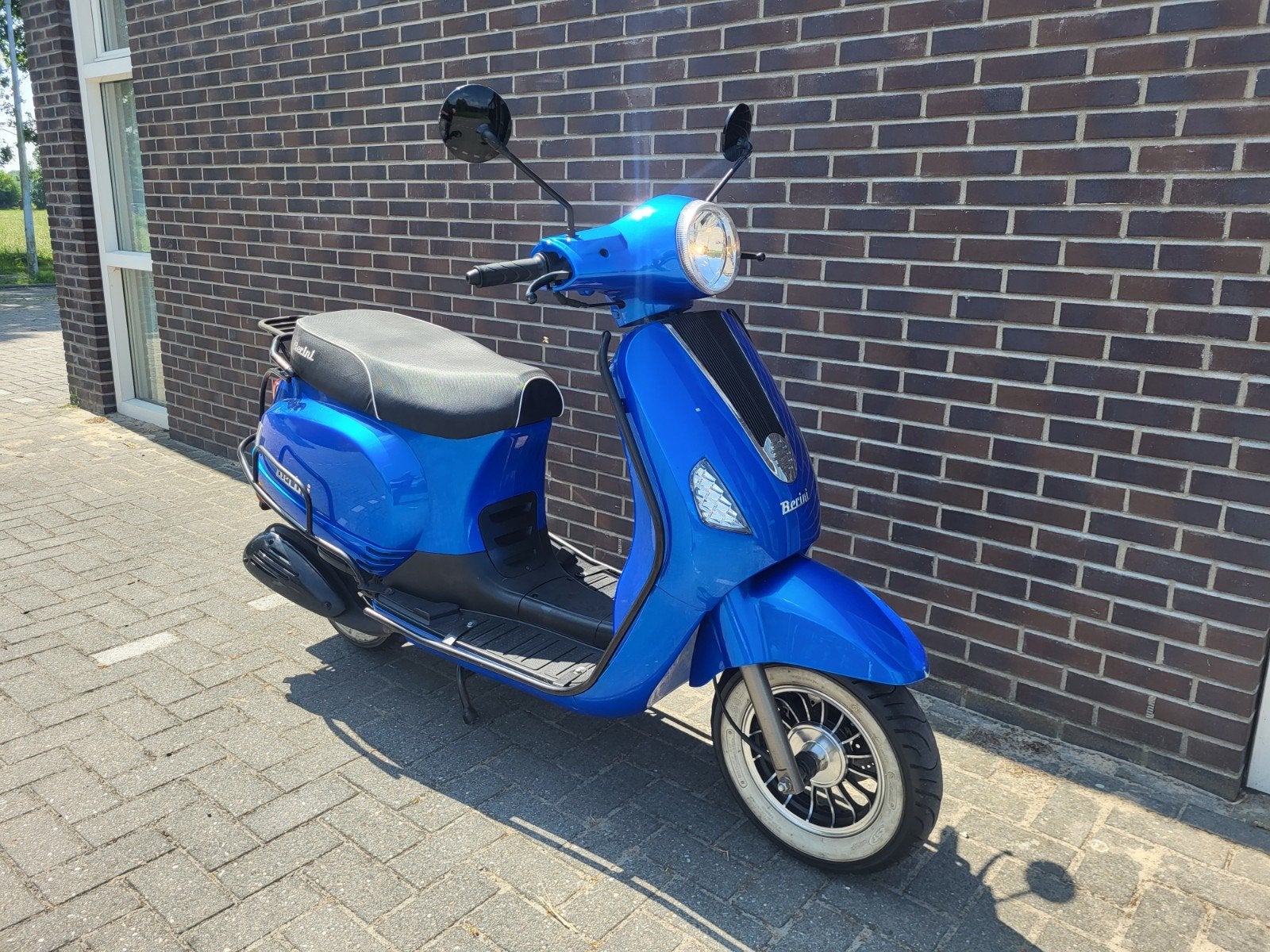 Berini Bromscooter met injectie uit 2021!! 45 km/u, Fietsen en Brommers, Scooters | Overige merken, Ophalen, Gebruikt, Maximaal 45 km/u