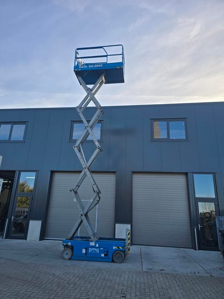 Genie GS-2646 hoogwerker  met nieuwe accu's!!, Zakelijke goederen, Machines en Bouw | Liften, Steigers en Ladders, Ophalen of Verzenden