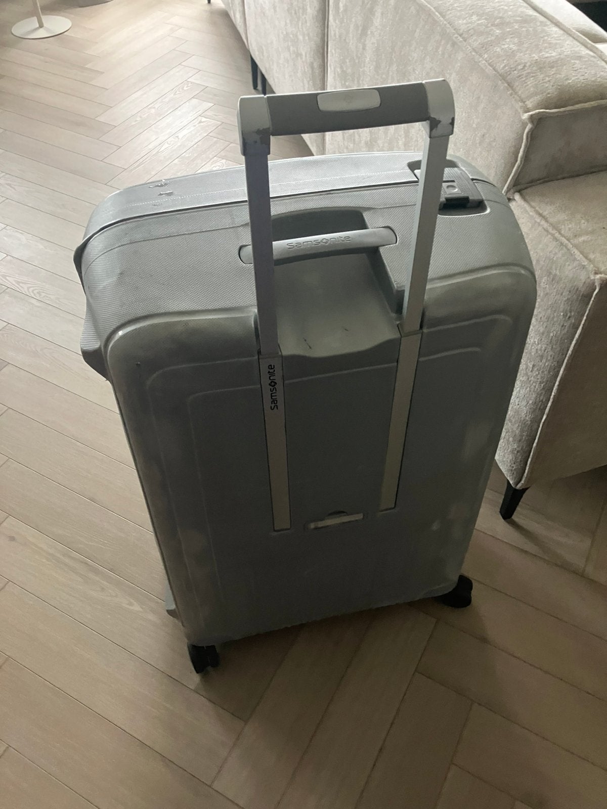 Super fijne samsonite koffee groit 4 wieltjes, Hard kunststof, 45 tot 55 cm, Slot, Ophalen of Verzenden