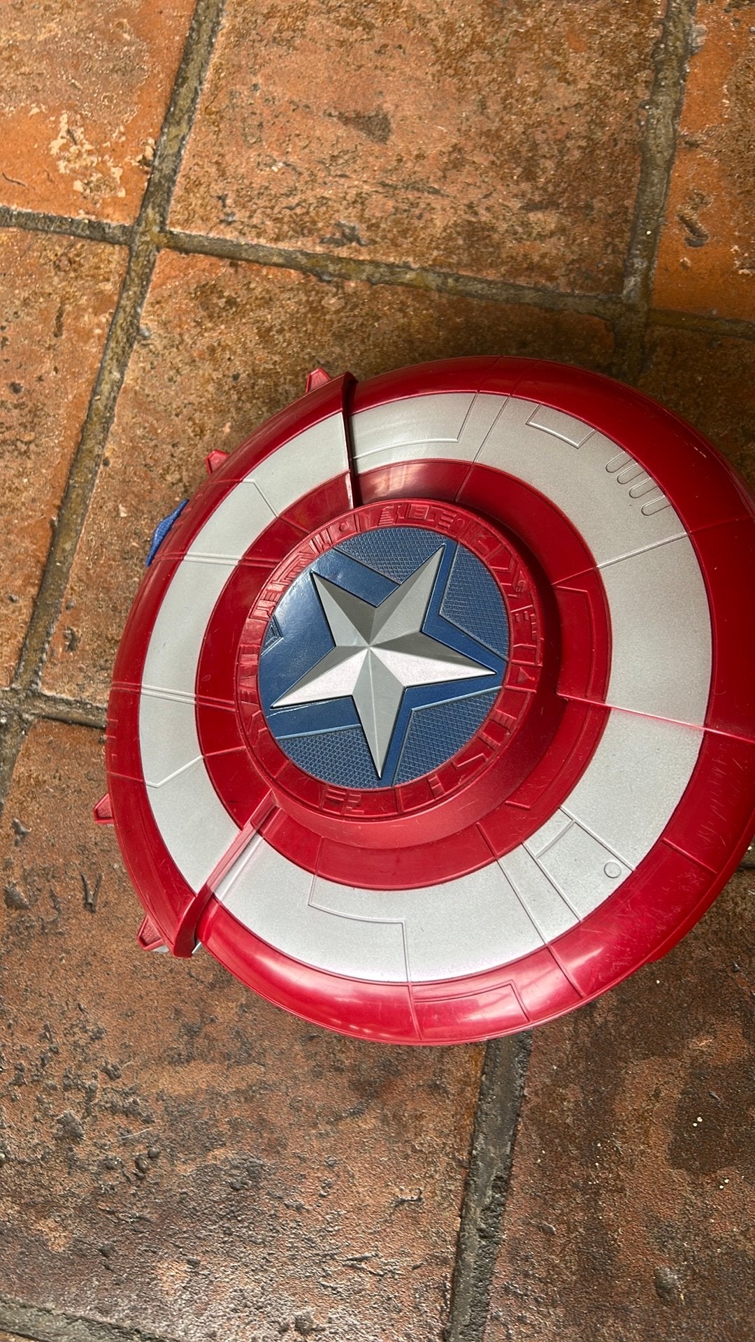 Nerf Captain America Schild Blaster, Ophalen of Verzenden, Gebruikt