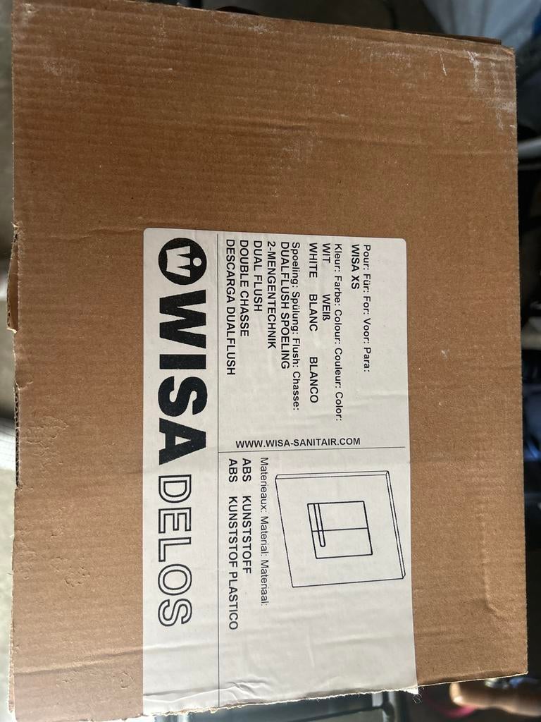 Nieuwe WISA WC knop - Dual Flush - Gratis af te halen, Doe-het-zelf en Verbouw, Sanitair, Ophalen, Nieuw, Toilet