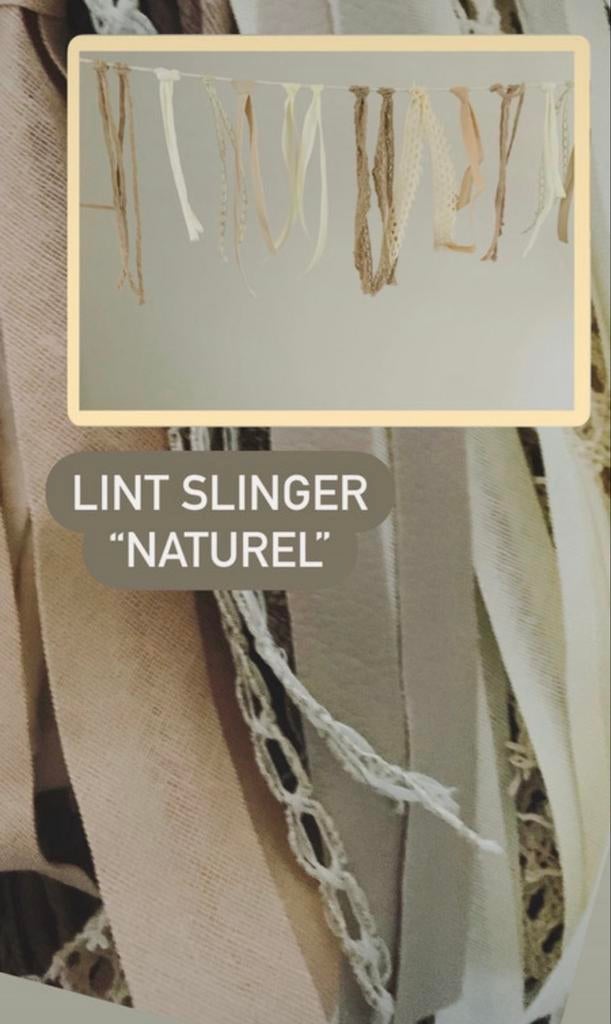 Lint slinger "Naturel", Ophalen of Verzenden, Gebruikt, Versiering, Overige