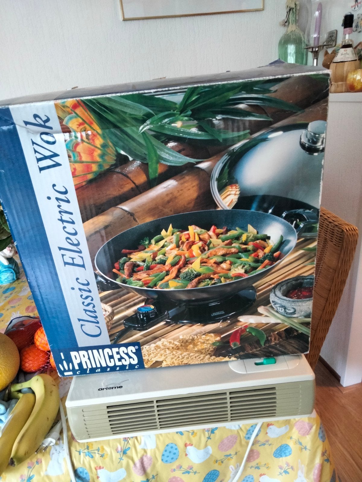 electrische wok, Ophalen of Verzenden, Zo goed als nieuw, Wok