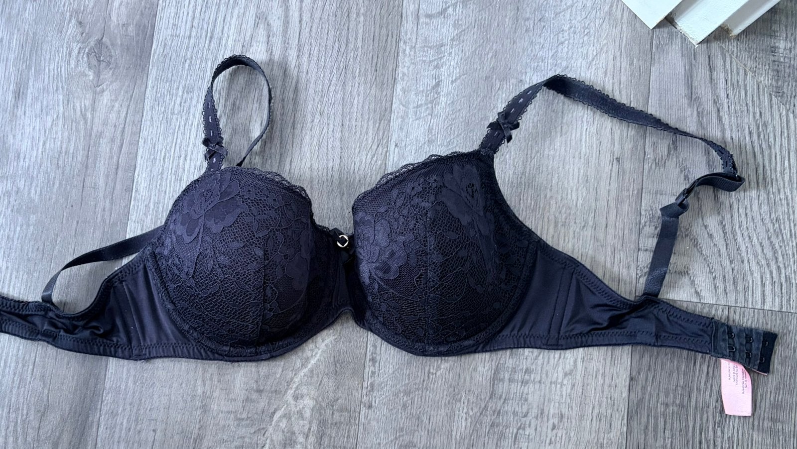 Zwart kanten bh Hunkemöller, Ophalen of Verzenden, Zwart, BH