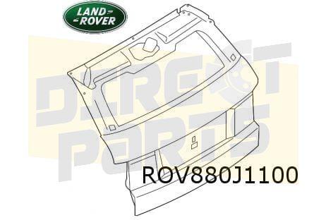 Land Rover Evoque achterklep (3-drs) (te spuiten) (9/11-3/19