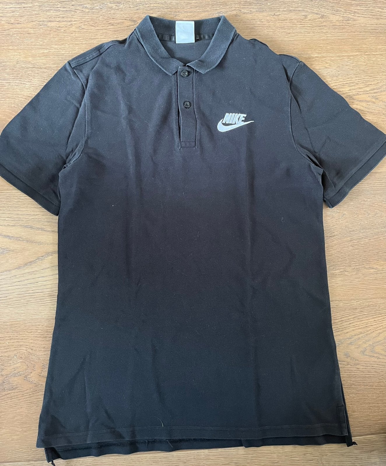 Nike polo heren, Ophalen of Verzenden, Gedragen, Maat 48/50 (M), Zwart
