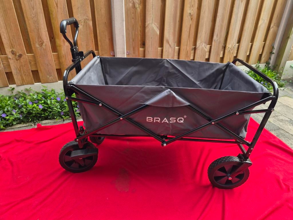 Nieuwe Brasq bolderkar / bolderwagen, Ophalen