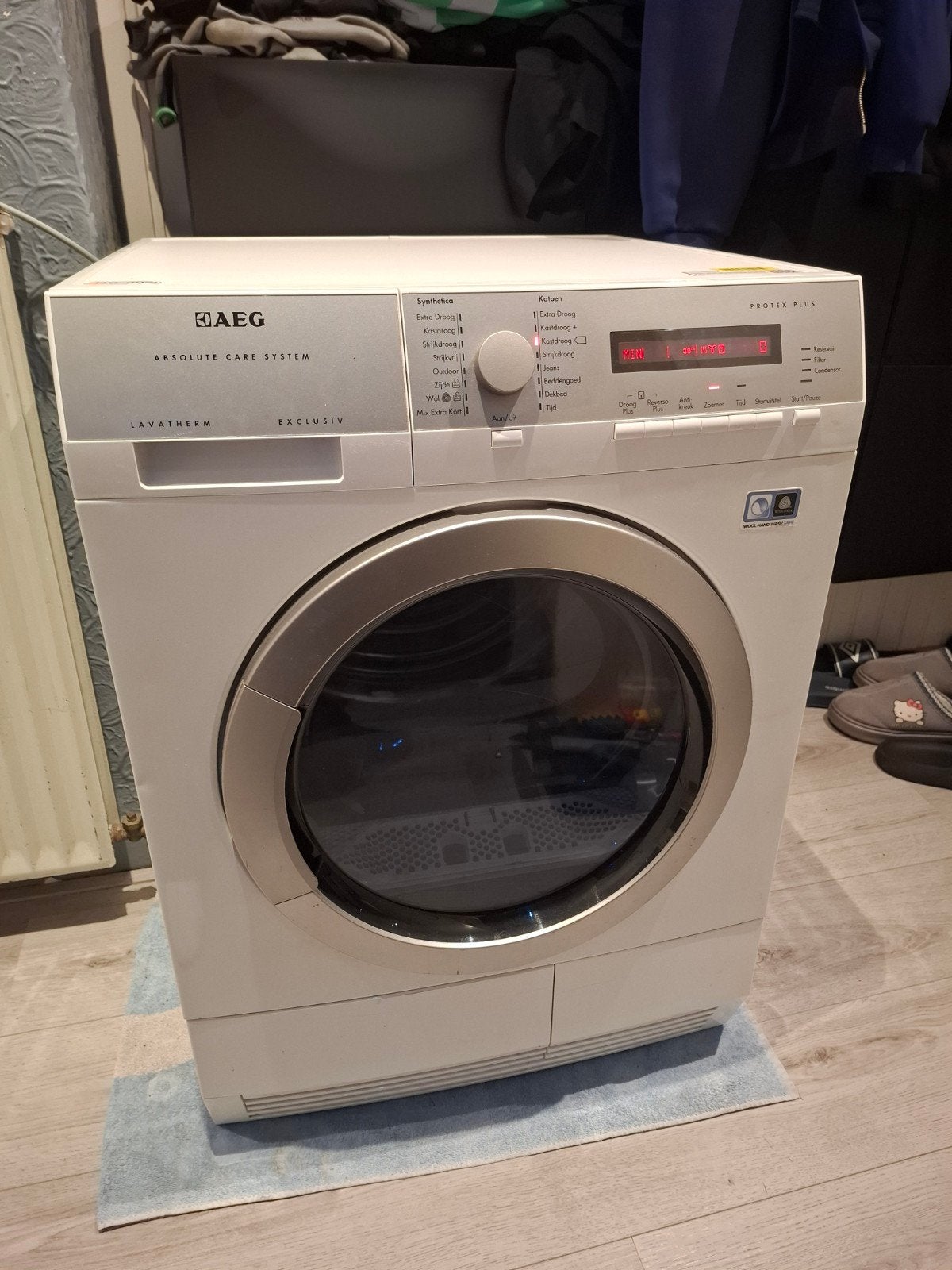 aeg warmtepomp droger, Witgoed en Apparatuur, 6 tot 8 kg, Ophalen, Overige typen, Minder dan 85 cm