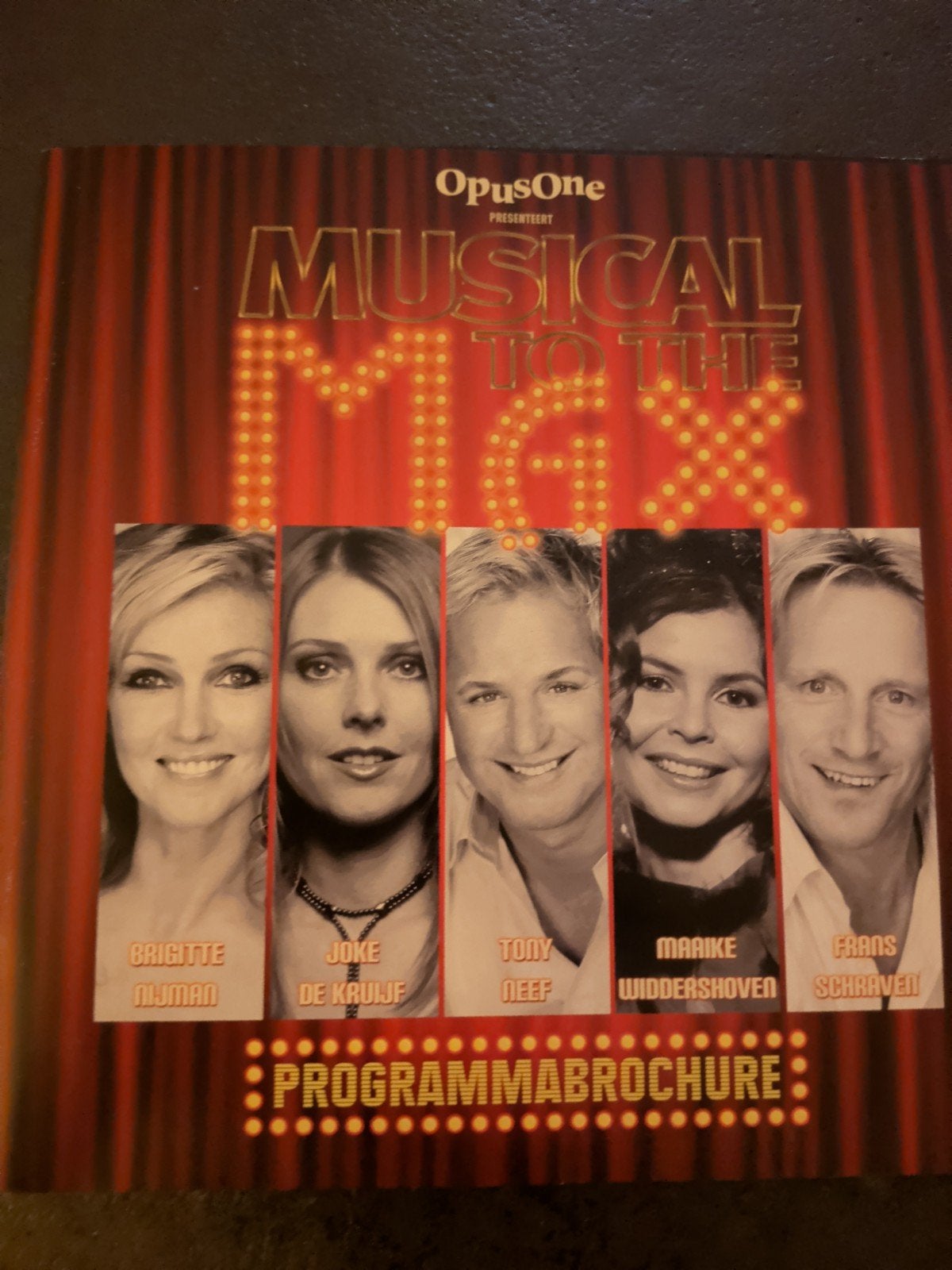 Programmaboekje Musical to the Max, Ophalen of Verzenden, Zo goed als nieuw, Ballet of Musical