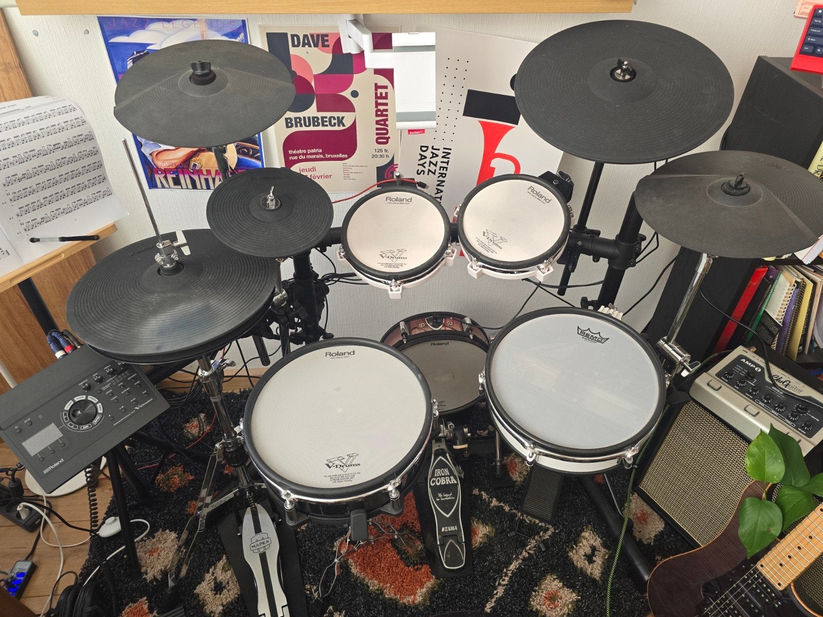 Roland TD17 uitgebreid drumstel, Muziek en Instrumenten, Ophalen, Gebruikt, Roland, Elektronisch