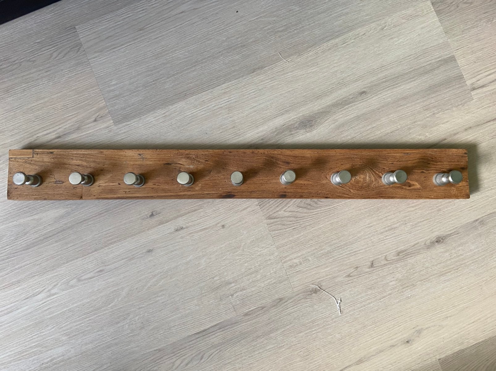 Kapstok hardhout, Huis en Inrichting, Woonaccessoires | Kapstokken, Zo goed als nieuw, Minder dan 100 cm, Hout, Ophalen