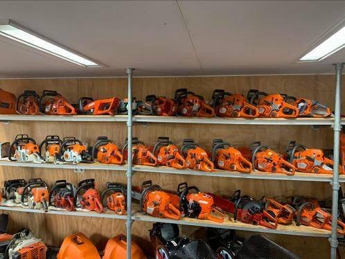 kettingzaag veel voorraad vanaf 100 euro, Tuin en Terras, Ophalen of Verzenden, Zo goed als nieuw, Stihl