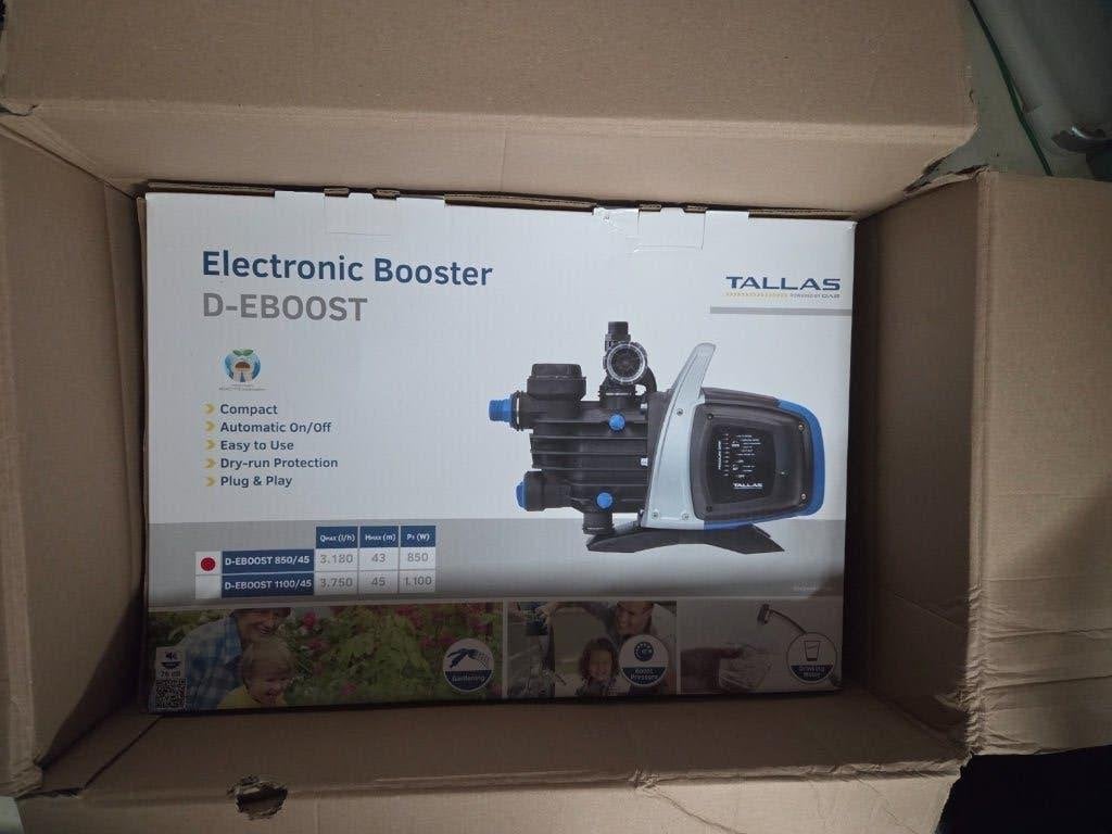 Hydrofoor waterpomp Tallas D-EBOOST 850 - Nieuw in doos, Ophalen of Verzenden, Nieuw, Elektrisch, Hydrofoorpomp