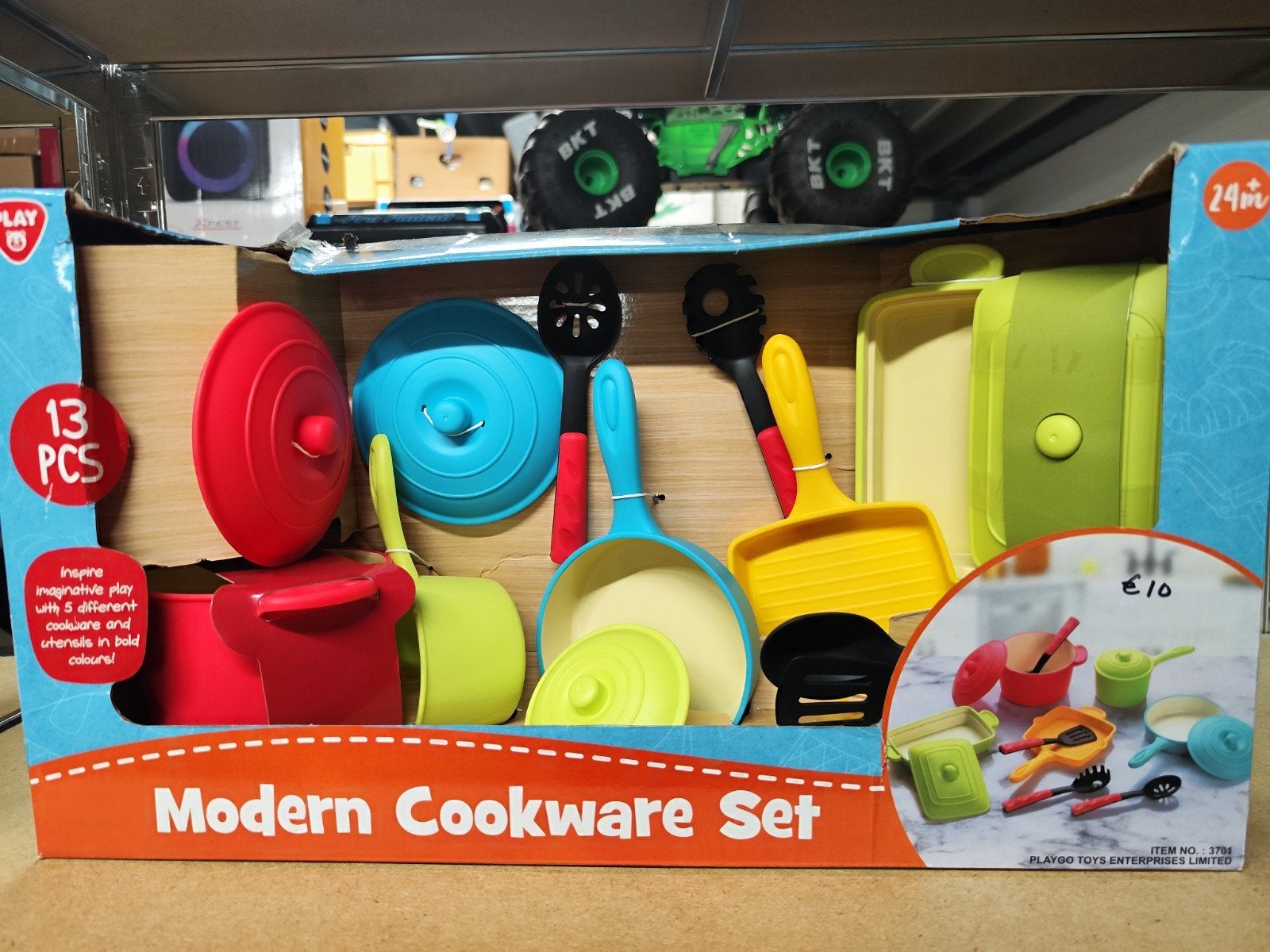 PLAYGO Modern Cookware Set - 13-delige Keukenset, Ophalen of Verzenden, Nieuw, Overige typen