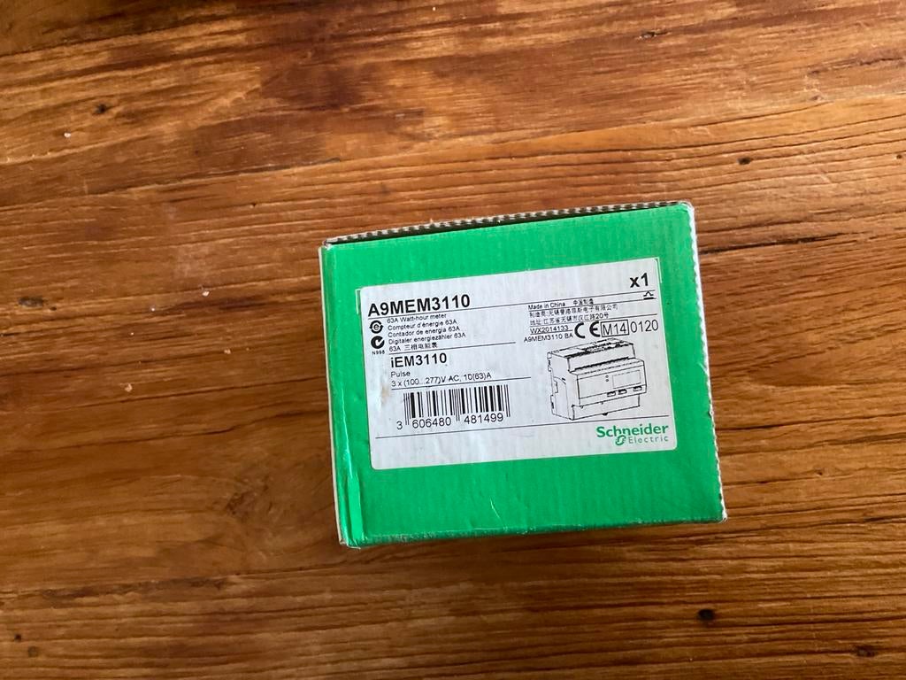 Schneider Electric KWh meter A9MEM3110 - Nieuw in doos, Ophalen of Verzenden, Nieuw