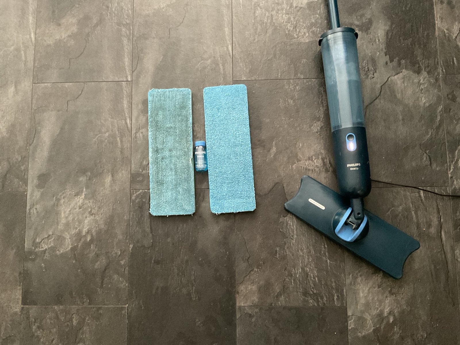 Philips SpeedPro Aqua Dweil met 2 microvezeldoeken, Ophalen, Mop of Dweil