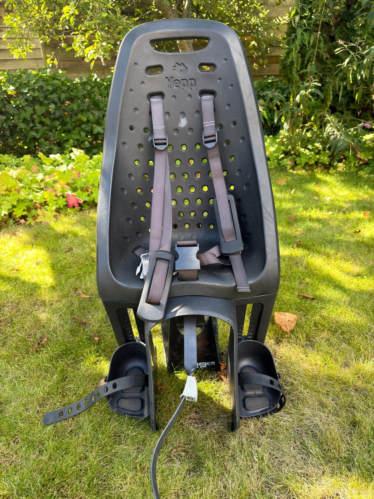 Thule Yepp kinderzitje achterop - Goede staat, Ophalen, Achterzitje, Voetsteuntjes, 9 t/m 18 kg