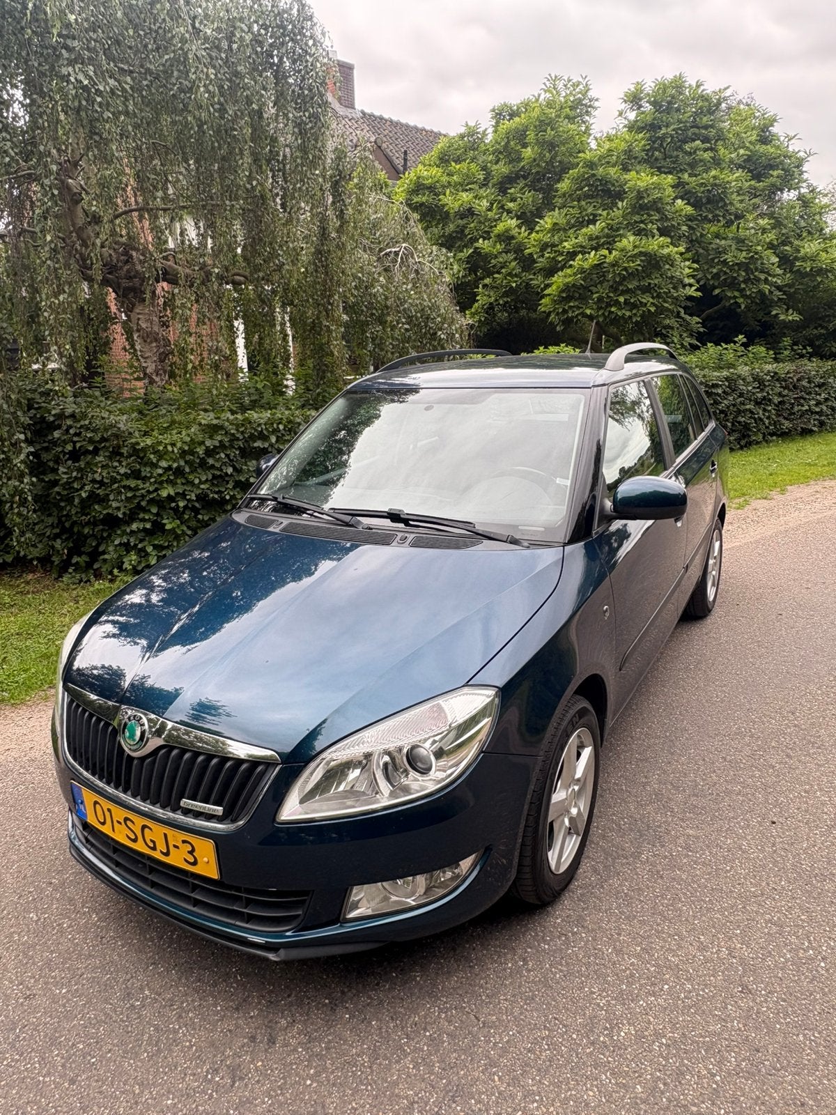 Skoda Fabia 1.2 TDI 55KW Greenline Combi 2011 Blauw, Voorwielaandrijving, 450 kg, 1199 cc, Blauw