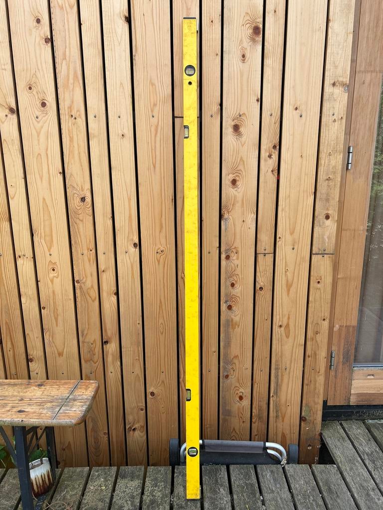 Gebruikt waterpas 180cm, Ophalen of Verzenden, Zo goed als nieuw