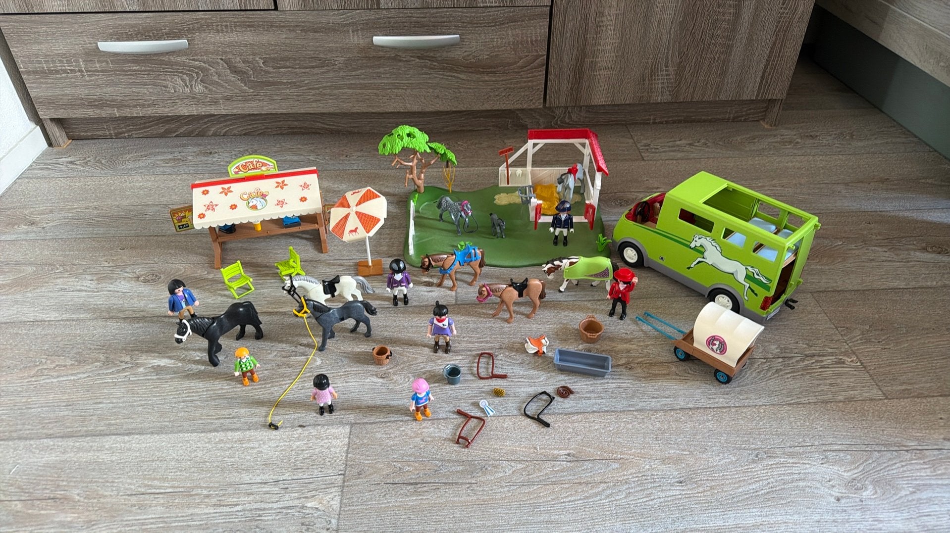 Playmobil paarden set, Ophalen of Verzenden, Zo goed als nieuw