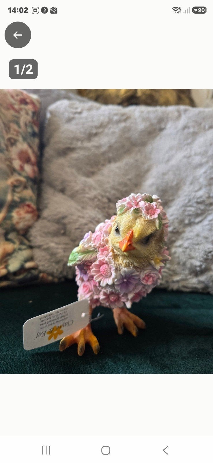 Twee schattige decoratieve kuikentjes van Clayre & Eef,, Diversen, Ophalen of Verzenden, Nieuw