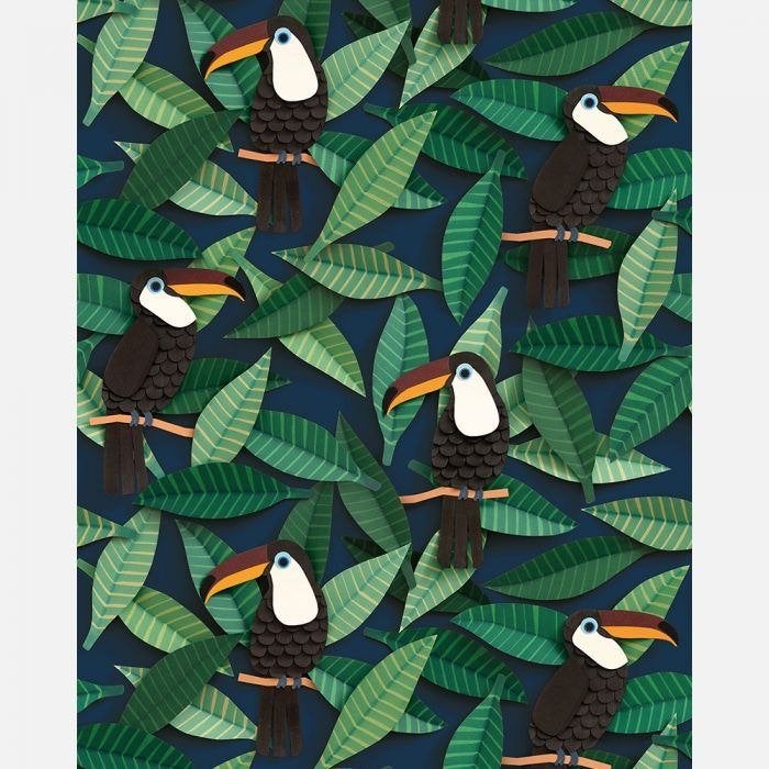 Kinderbehang Vliesbehang Behang Toekan Studio Ditte, Mail@studioditte.nl, Baronielaan 252 4837 BH Breda, Nieuw, Studio Ditte