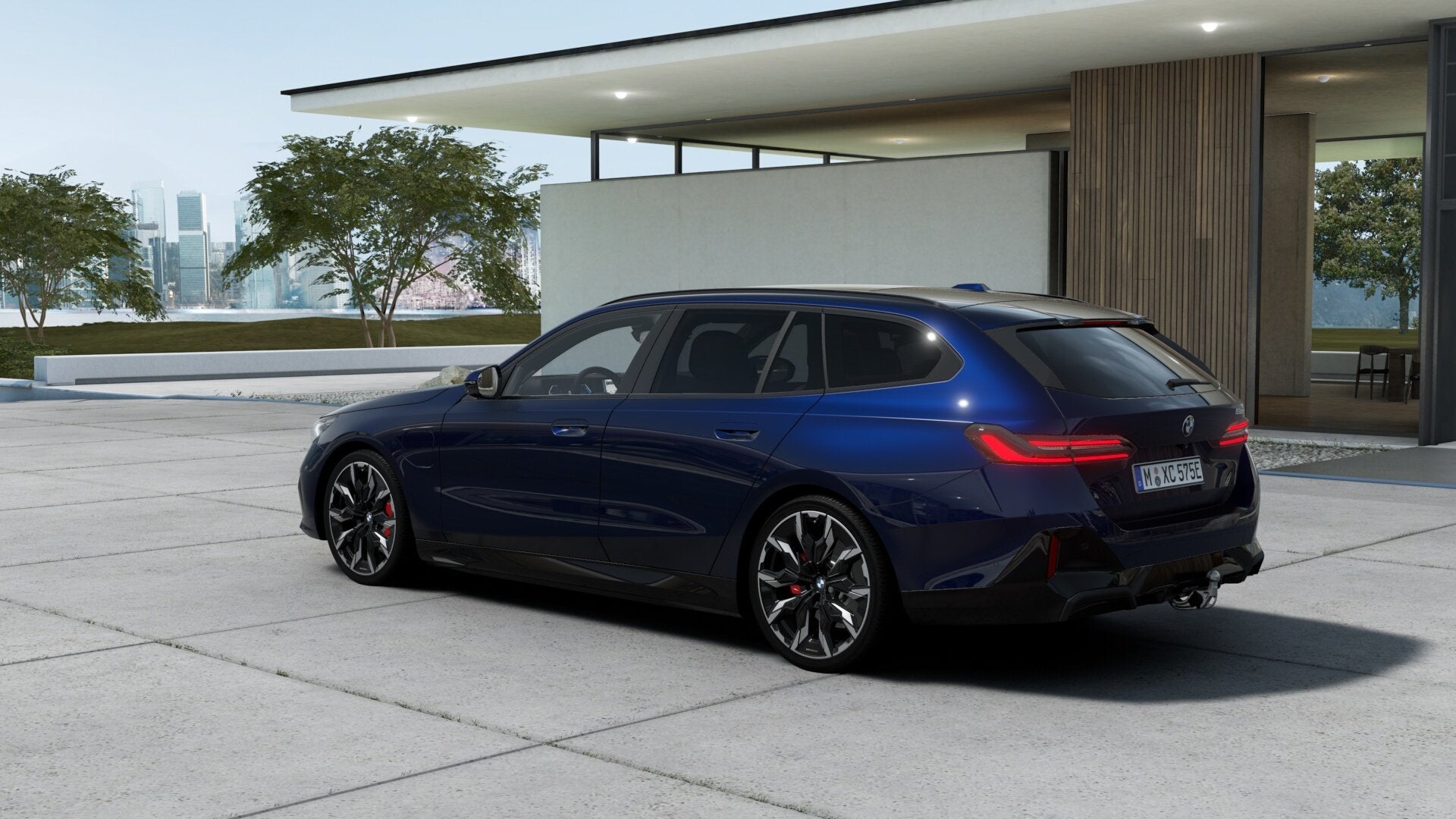 BMW 5 Serie Touring 530e M Sport Automaat / Panoramadak / Tr, Automaat, Achterwielaandrijving, Zwart, 4 cilinders