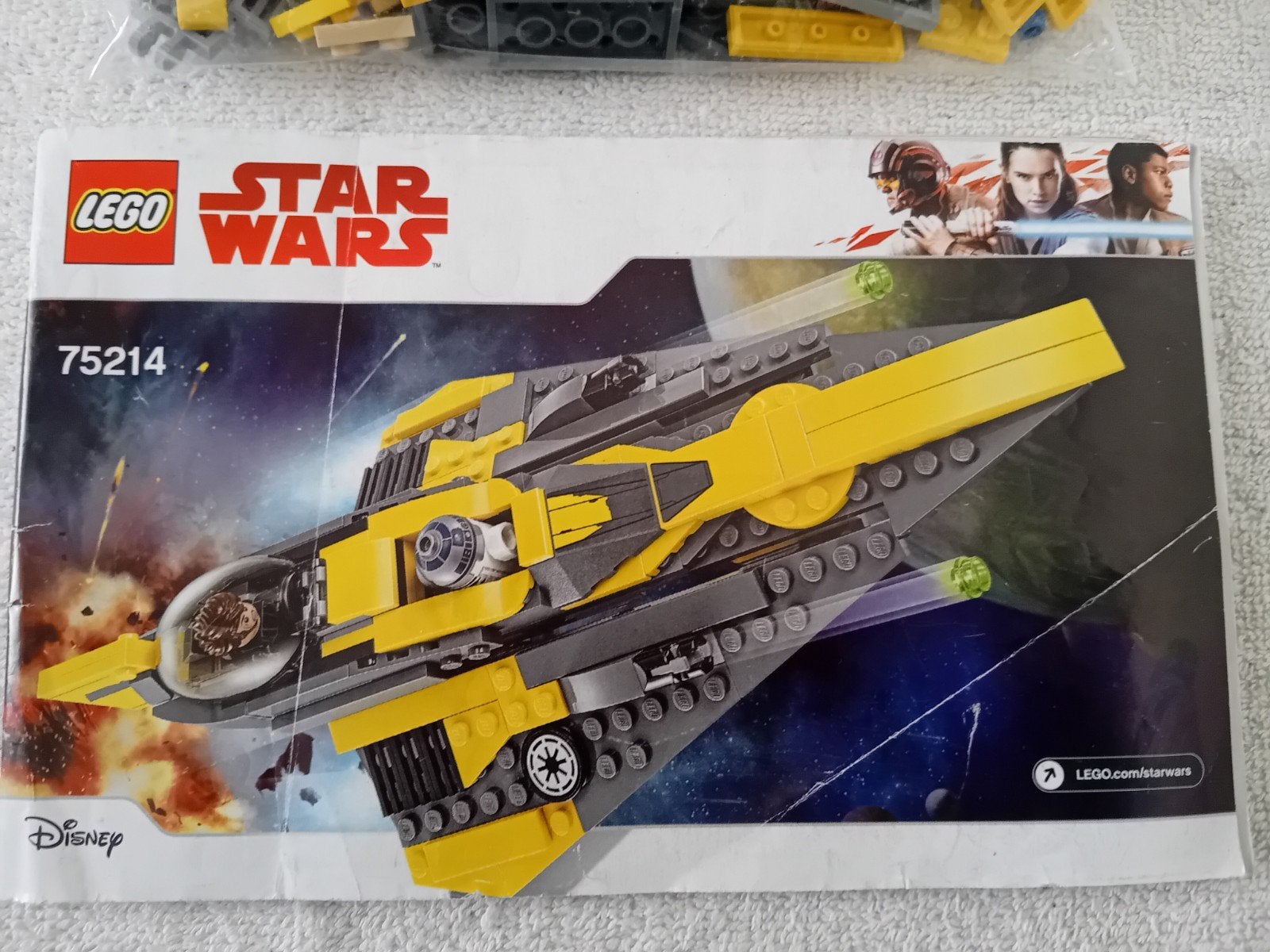 Lego Star Wars - Anakin's Jedi Starfighter - 75214, Compleet, Gebruikt, Star Wars, Lego