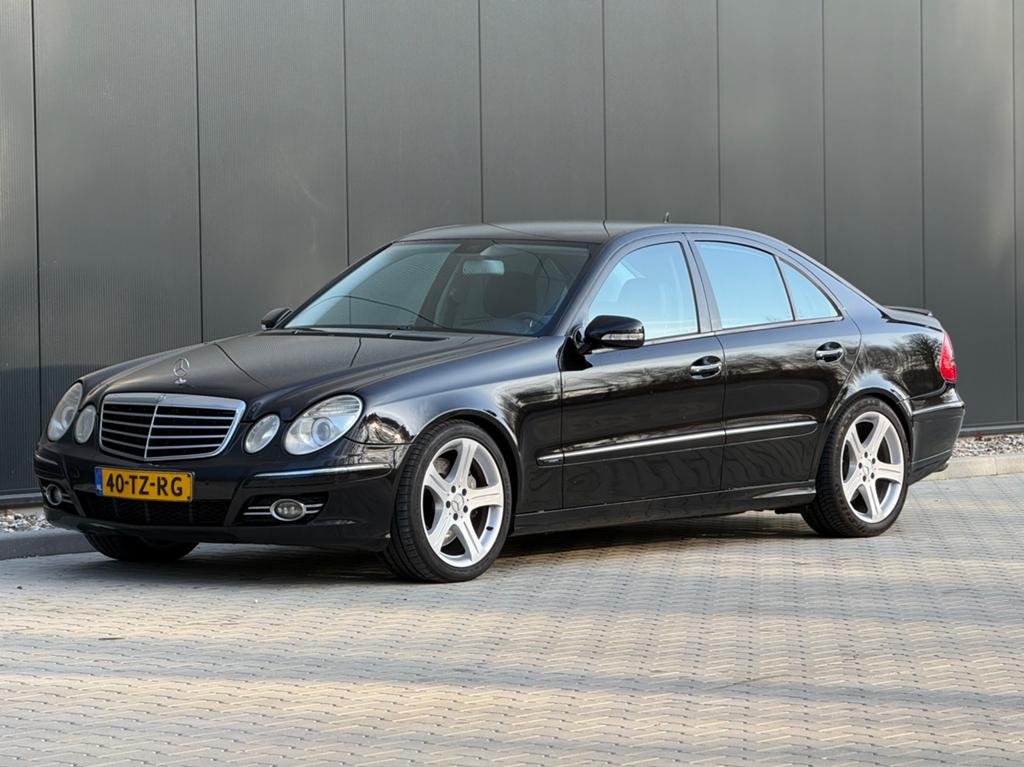 E-Klasse E420 CDI V8 4.0 W211 Sedan 314PK NAP BTW 2007, Auto's, Mercedes-Benz, Automaat, Achterwielaandrijving, Zwart, Bedrijf