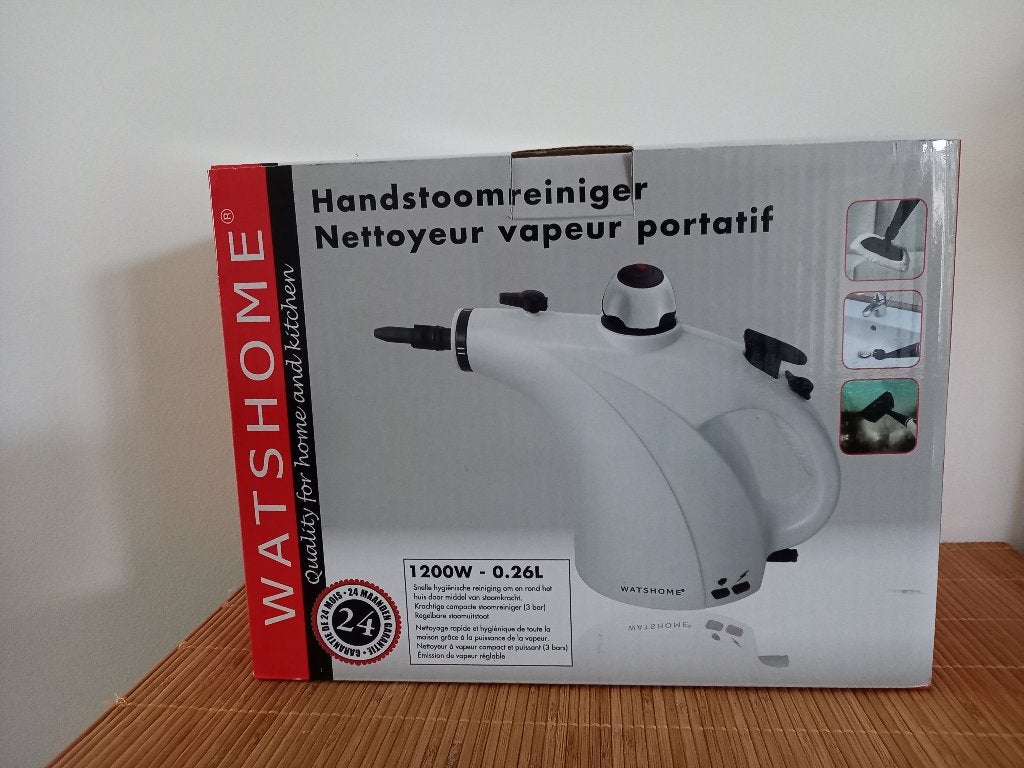 Handstoomreiniger Watshome 1200W, Ophalen of Verzenden, Zo goed als nieuw, Stoomreiniger
