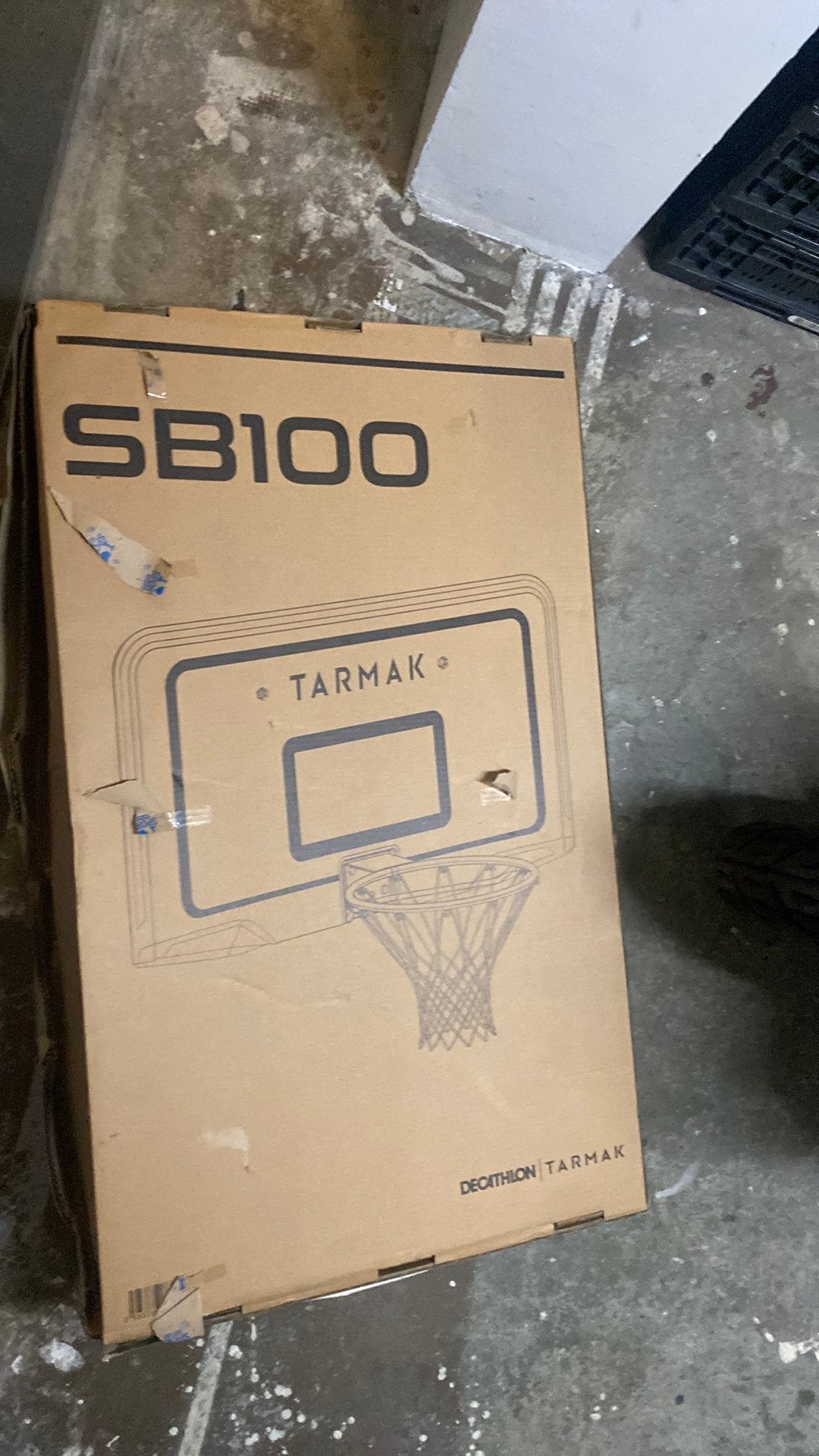 Basketbal ring met bord en net NIEUW IN DOOS!!!, Ophalen of Verzenden, Zo goed als nieuw