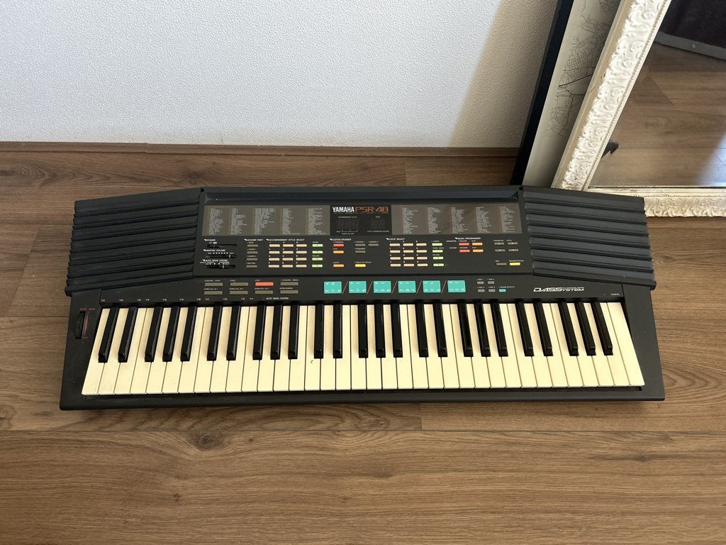 elektronische keyboard piano Yamaha PSR-48 80s, Ophalen, Gebruikt, 61 toetsen, Yamaha