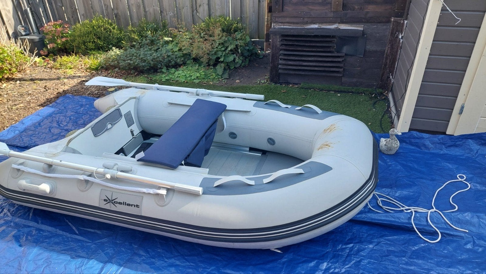 Kleine Rubberboot 230 Met Strand wielen aluminium bodem, Ophalen, Aluminium, Gebruikt, 2 m