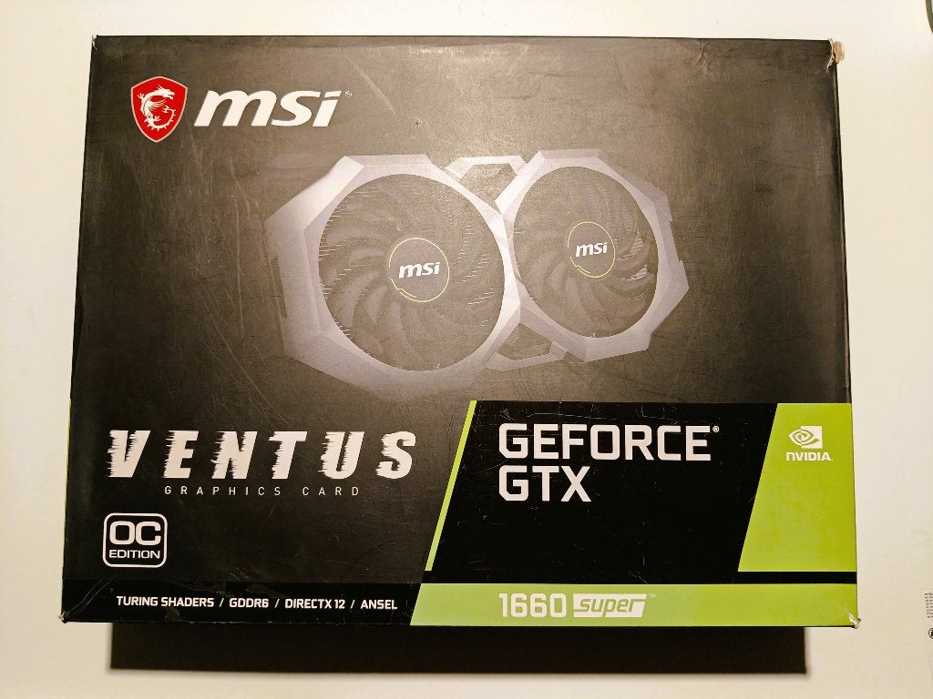 Msi Gtx 1660 Super Ventus OC, PCI-Express 3, GDDR6, Ophalen of Verzenden, Zo goed als nieuw
