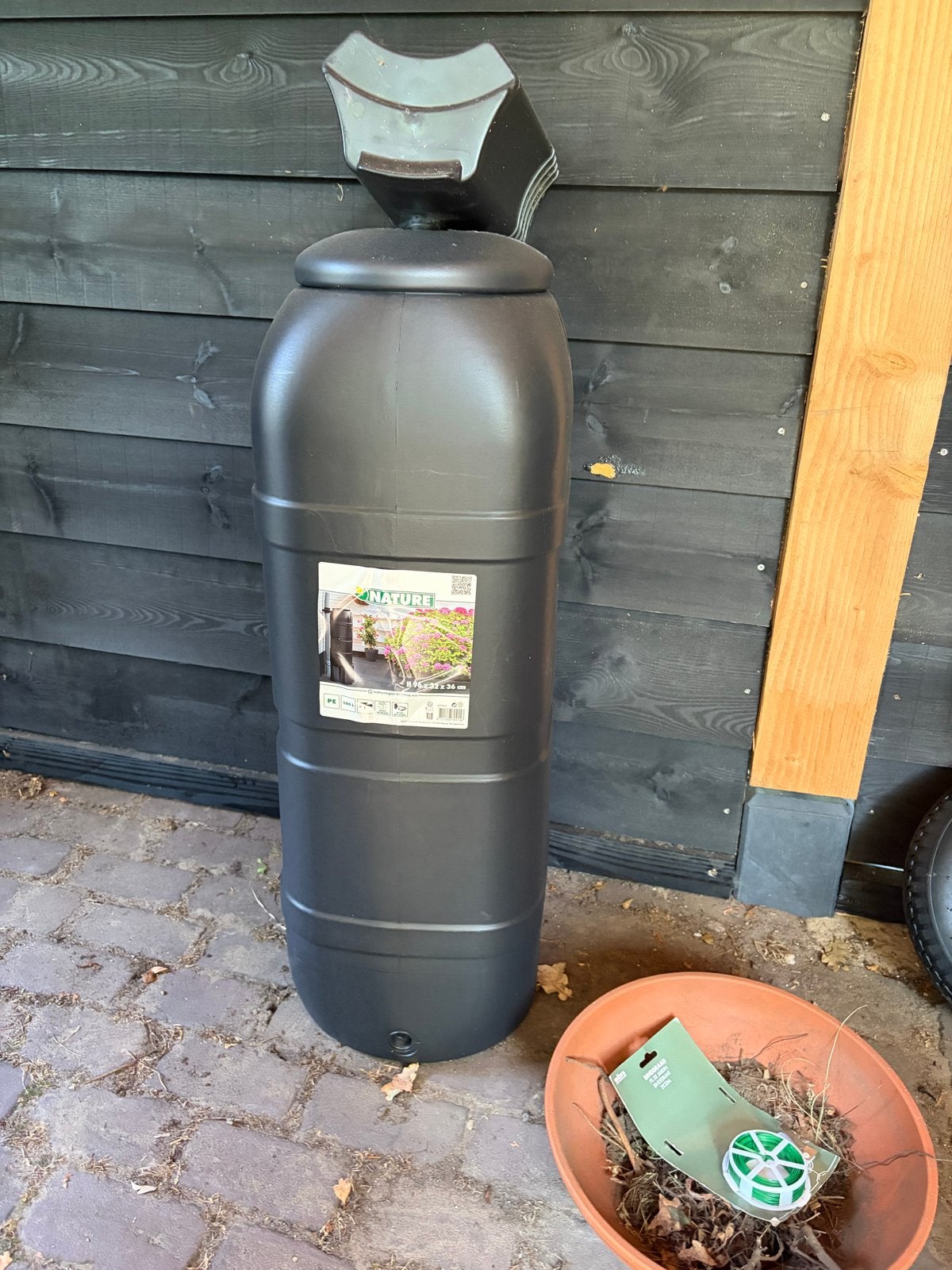 Nieuwe regenton 100 liter met voetjes, 75 tot 150 liter, Ophalen, Nieuw, Kunststof