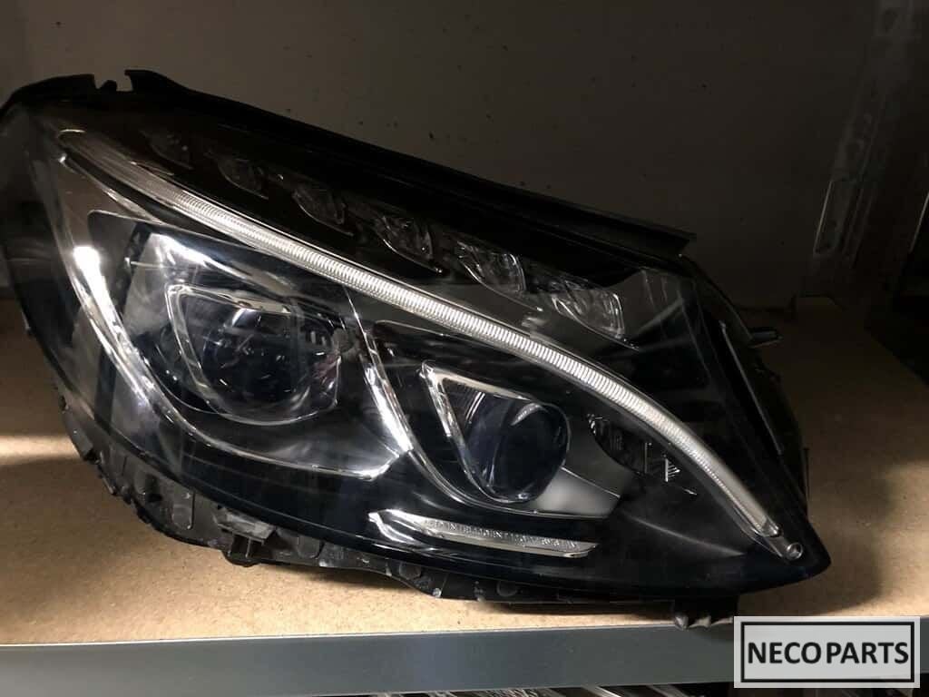 C klasse w205 ils led vol led koplamp A2059068801 rechts, Gebruikt, -, Ophalen of Verzenden, -
