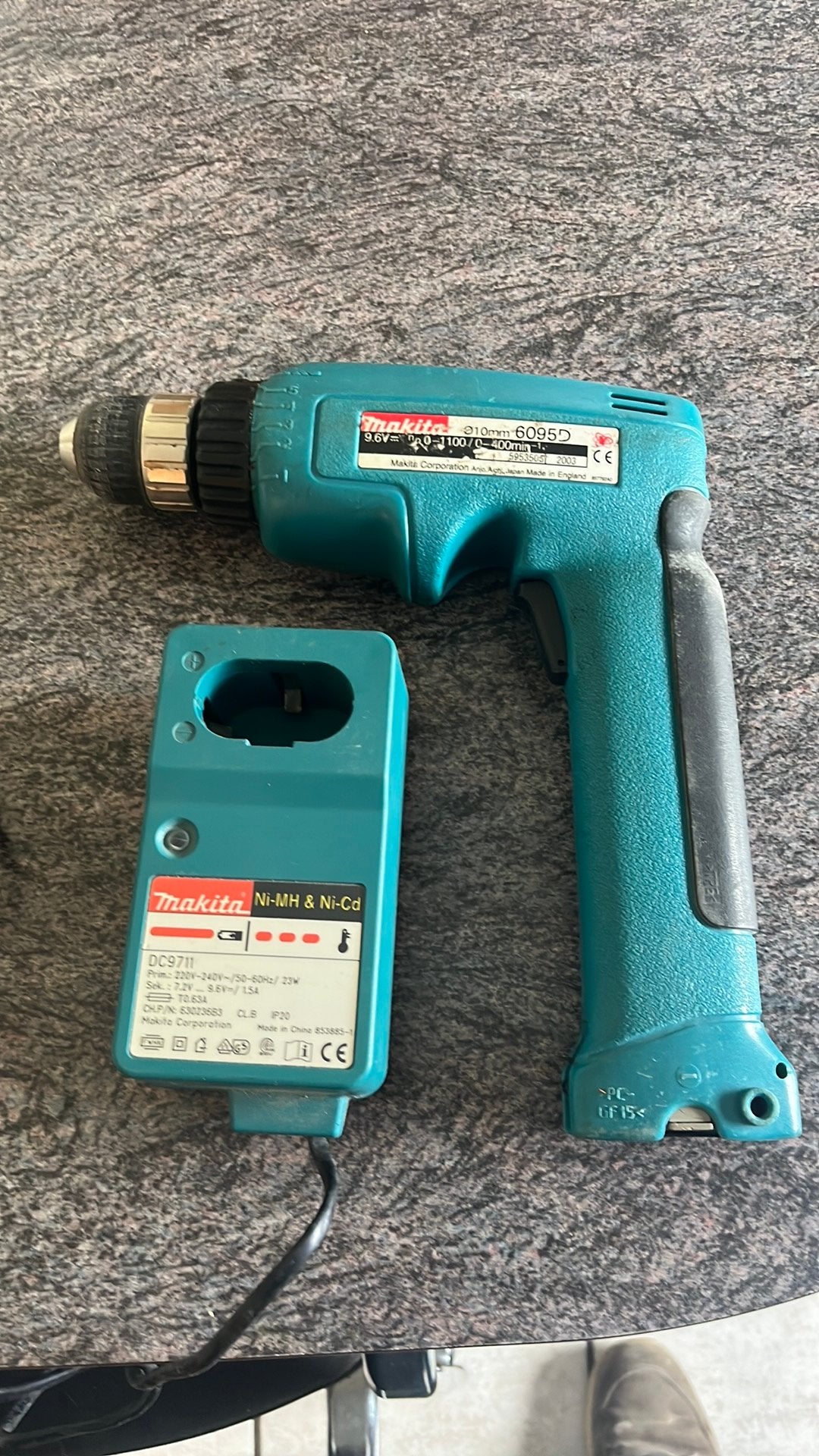 Makita accuboormachine (excl. staafbatterij 9,6 volt), Ophalen of Verzenden, Zo goed als nieuw, Boor- en Schroefmachine