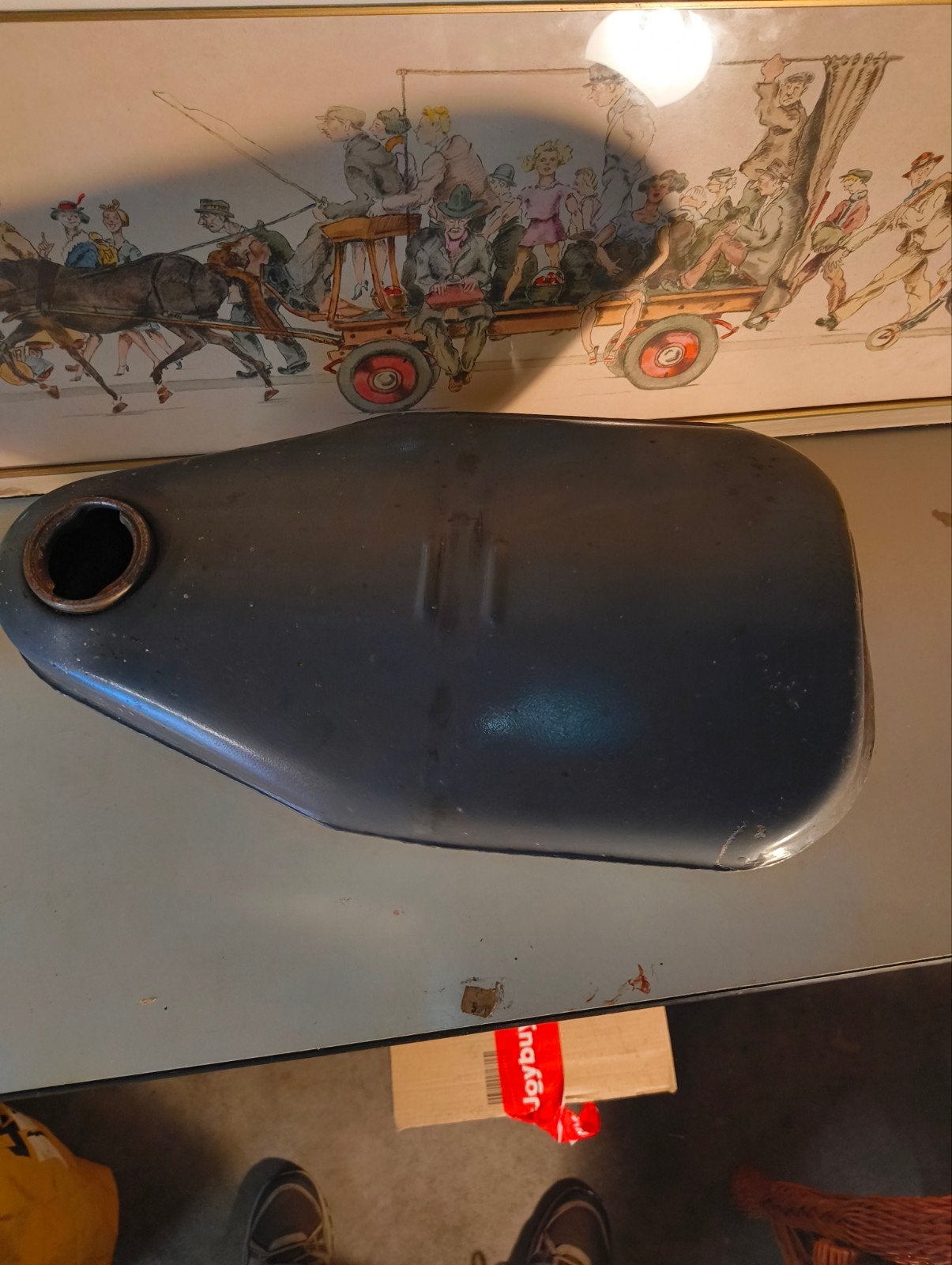 Zündapp Bella tank, Fietsen en Brommers, Brommeronderdelen | Zundapp, Ophalen of Verzenden, Tank