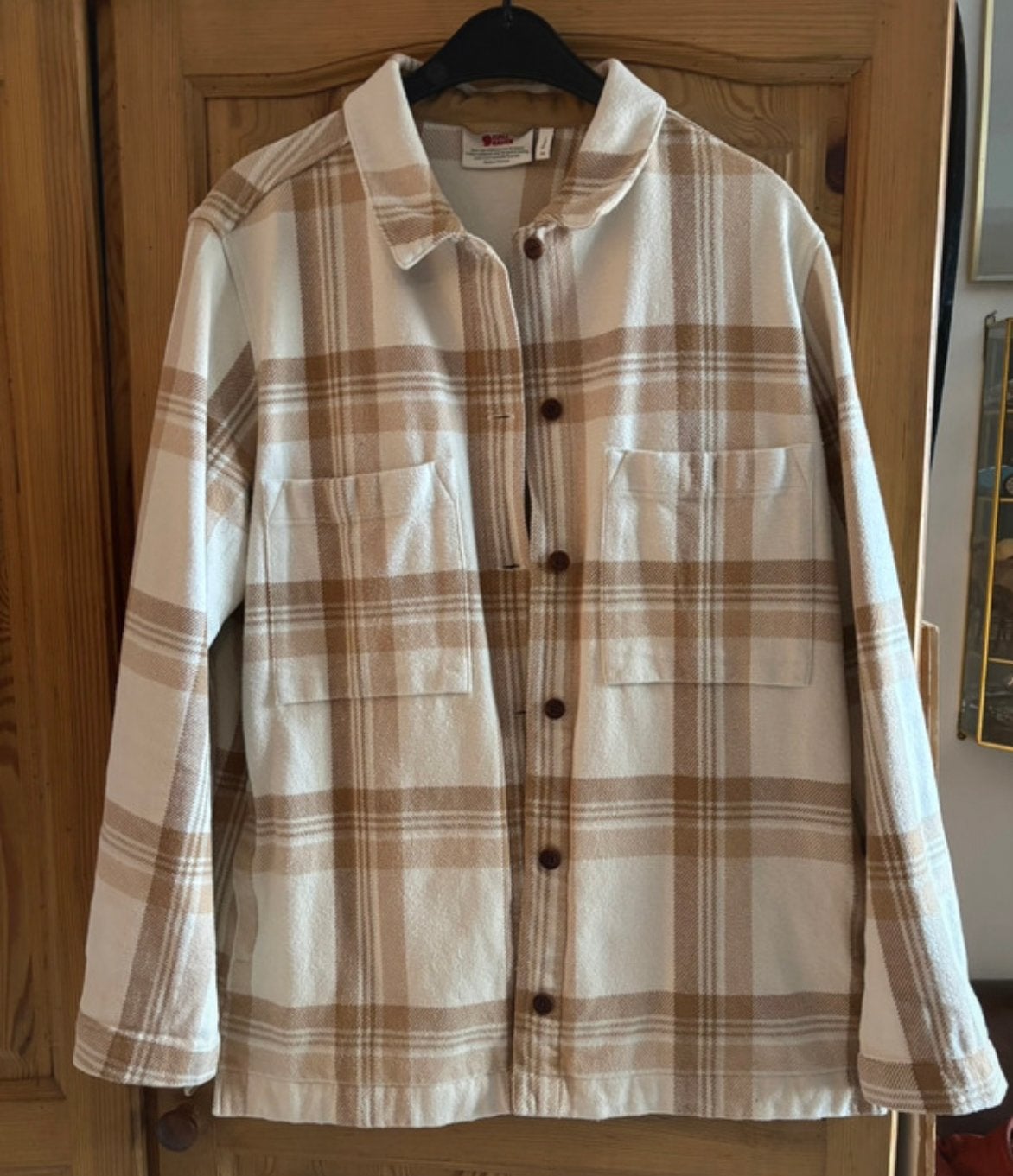Fjällräven Singi Flannel Overshirt W - Maat M, Ophalen of Verzenden, Zo goed als nieuw, Maat 38/40 (M), Beige