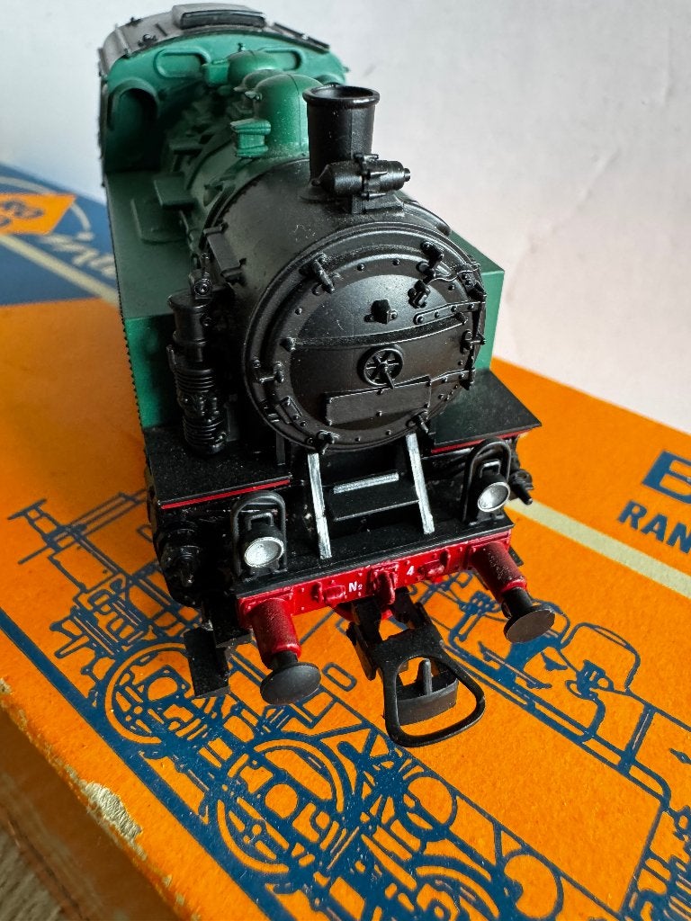 Roco H0 BR 80 Stoomlocomotief - groen – originele doos, Gebruikt, Ophalen of Verzenden, Roco, Gelijkstroom