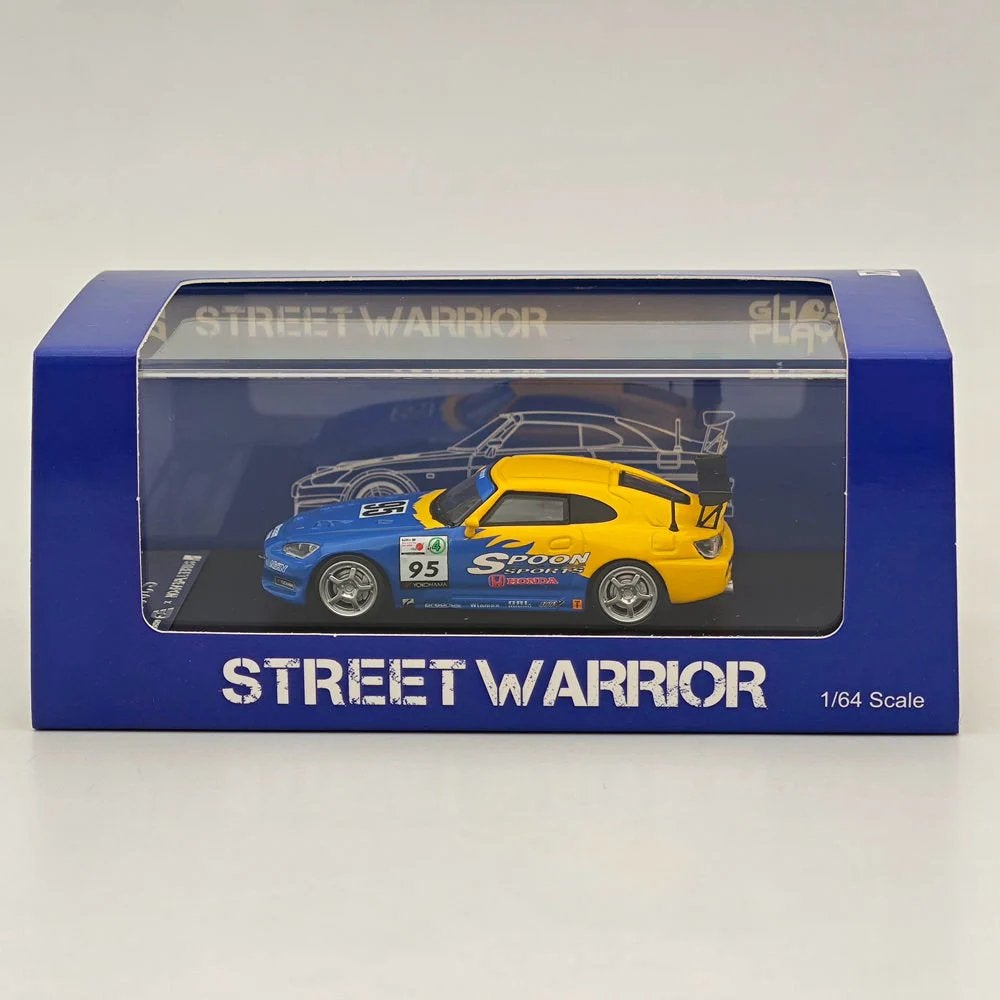 Honda S2000 van Street Warrior 1/64 Spoon, Ophalen of Verzenden, Nieuw, Auto