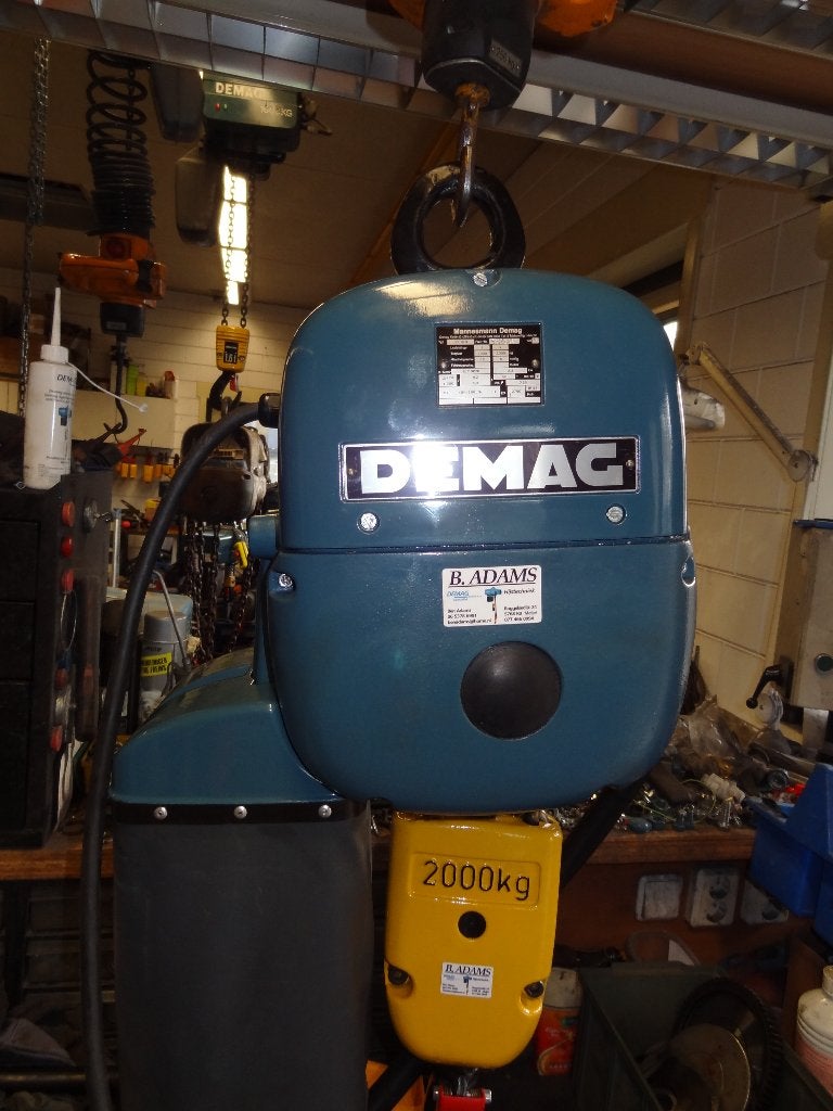 Demag pk 10 2000 kg ketting takel, Ophalen, Zo goed als nieuw, Elektrisch