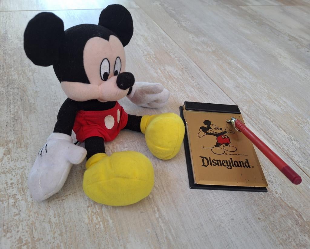 Disneyland notitie blokje., Verzamelen, Disney, Gebruikt, Mickey Mouse, Ophalen of Verzenden