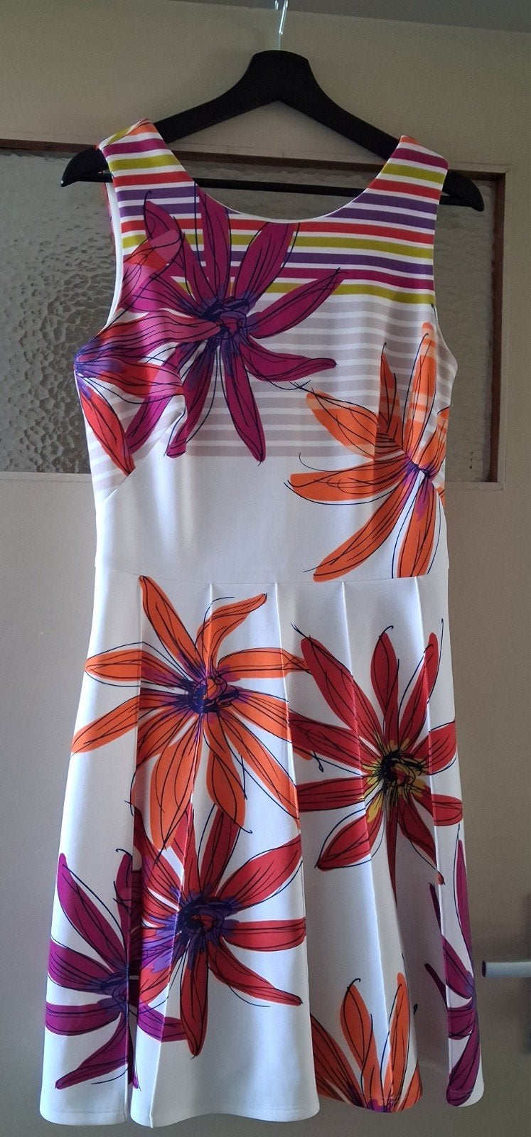Gabby Skye zomerjurk met bloemenprint en strepen, Maat 38/40 (M), Gabby Skye, Meerkleurig, Ophalen of Verzenden