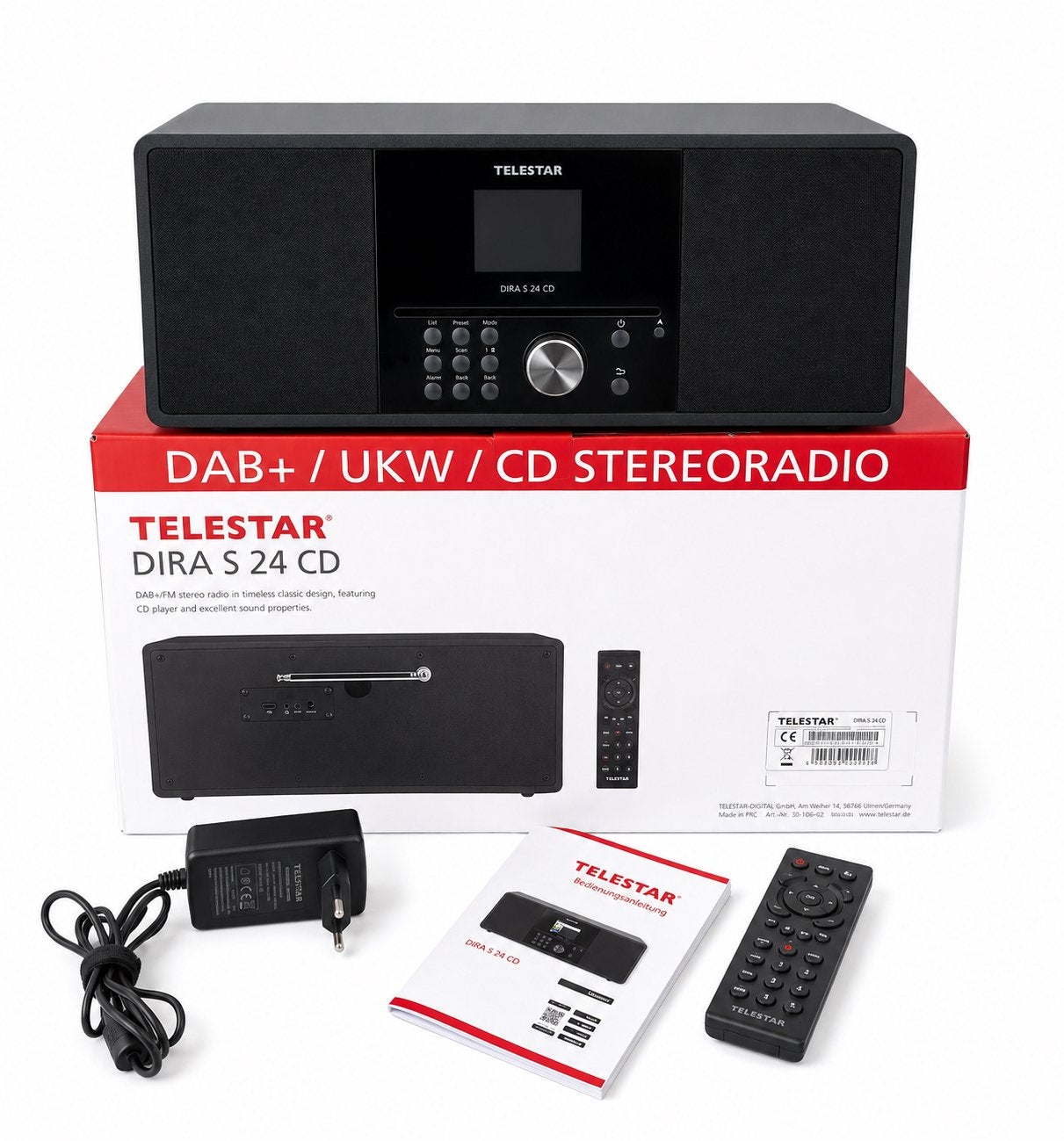 TELESTAR DIRA S 24 CD DAB+ Radio met afstandsbediening, Ophalen of Verzenden, Zo goed als nieuw, Radio, Met cd-speler