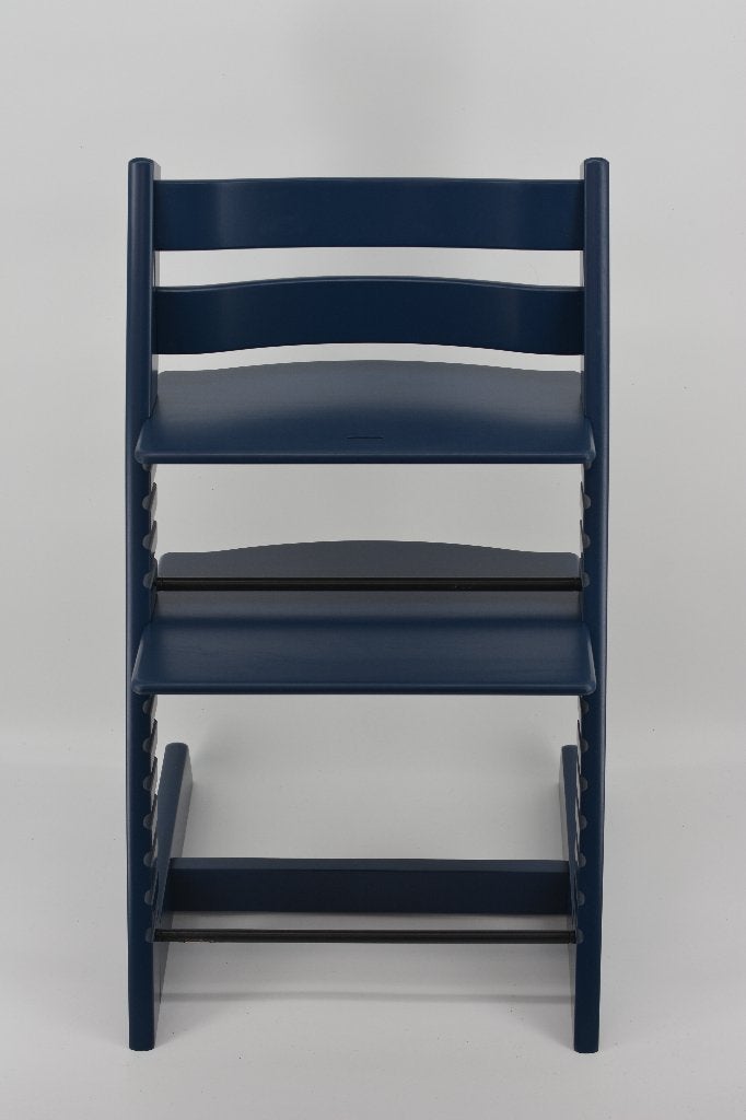 Stokke Tripp Trapp Midnight Blue – Refurbished Tripp Trapp, Verzenden, Zo goed als nieuw, Meegroeistoel, Aanschuifbaar