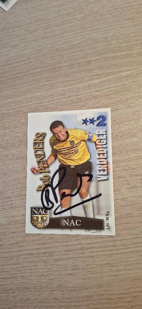 Trading Card met handtekening; Rob Penders # NAC Breda, Ophalen of Verzenden, Nieuw, NAC Breda, Spelerskaart